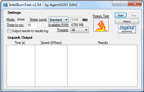 IntelBurnTest() V2.54 Ӣɫ