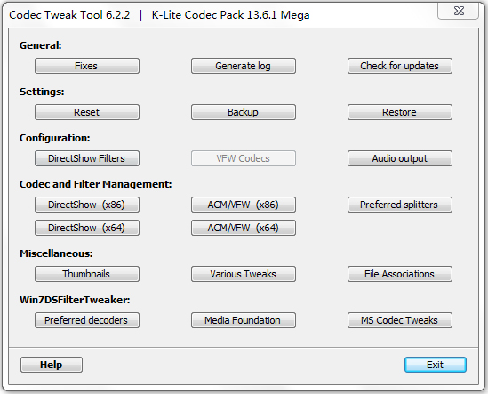 K-Lite Mega Codec Pack(ȫӰʽ) V13.6.1