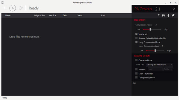 Romeolight PNGmicro(PNGͼƬСѹ) V2.1