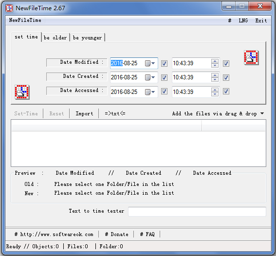 NewFileTime(Ͳʱ) V2.67 ɫ