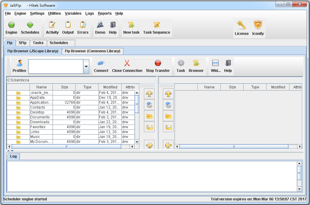 JaSFtp(FTP客户端) V11.16 英文版