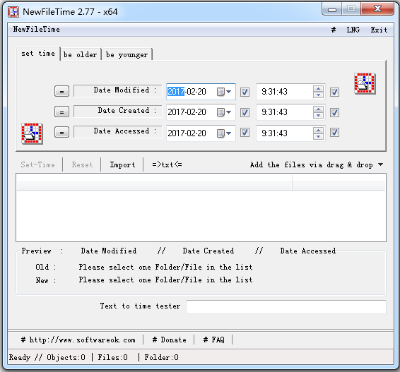 NewFileTime(ļʱ) V2.77 ɫ