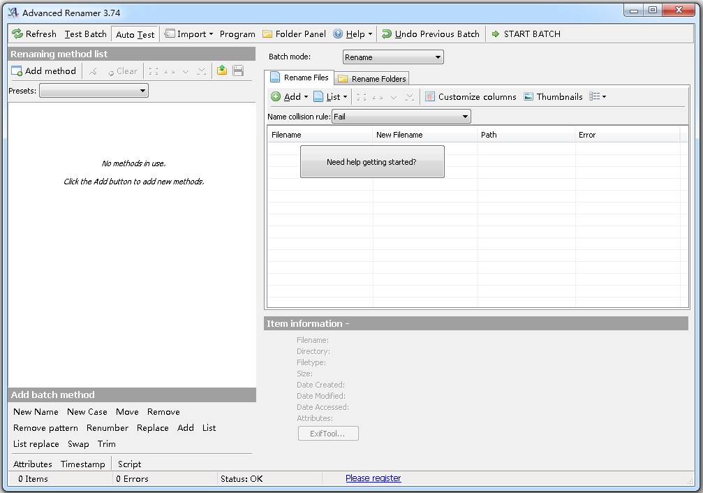 Advanced Renamer() V3.74 ԰