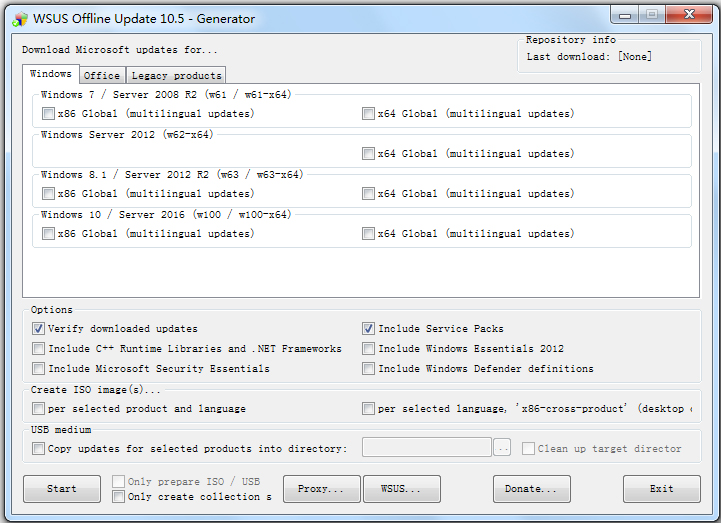 WSUS Offline Update() V10.5 ɫ