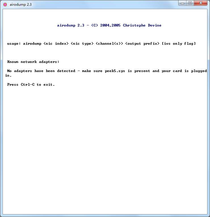 Airodump(ץ) V2.3 ɫ