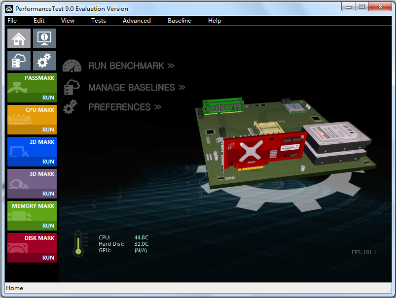 PassMark PerformanceTest(ܲ) V9.0 Ӣİ