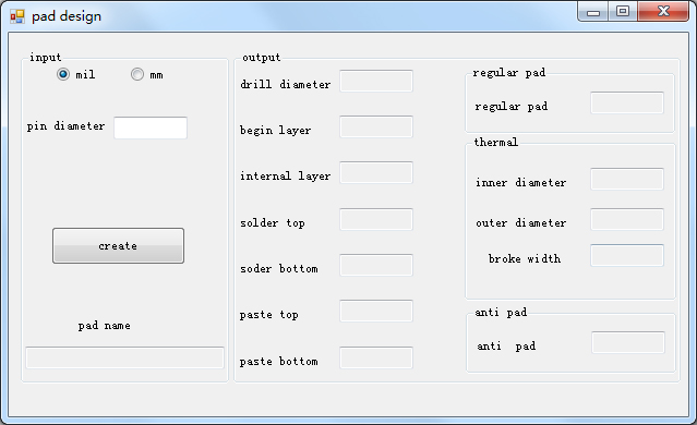 Pad���̳ߴ����ɹ��� V1.0 ��ɫ��